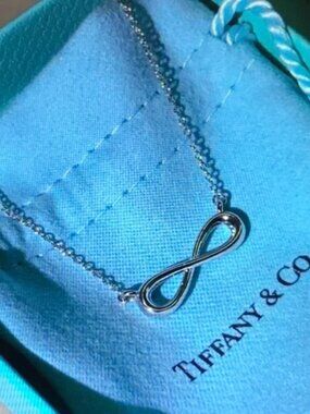 Tiffany & Co. Silver Infinity Necklace